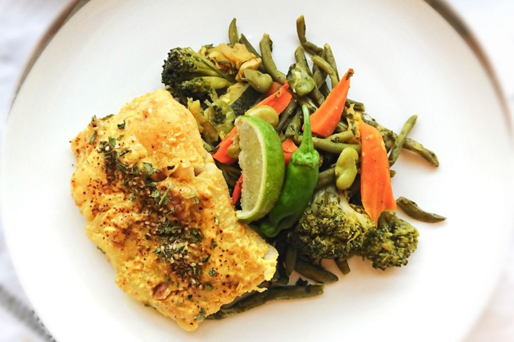 RECETTE FILET DE PERCHE AUX LÉGUMES